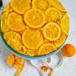 odwrócone ciasto pomarańczowe